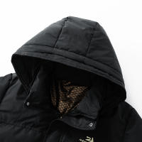 Chaqueta Parka de Invierno Desmontable Cálida, Gruesa, A Prueba de Viento para Hombres Moda Casual - details 6