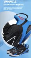 Los zapatos de baloncesto informales para hombre son zapatos deportivos de moda, con un nuevo diseño de suela de goma elástica y parte superior de malla de PU. - details 6