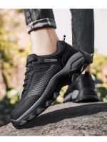 Zapatillas de deporte para hombre, zapatos de senderismo, botas de montaña al aire libre, fondo grueso, zapatos de Trekking con cordones, moda - details 11