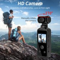 Minicámara giratoria 1080P 4K WiFi HD para deportes al aire libre, videocámara DV con funda impermeable, grabación de vídeo - details 4