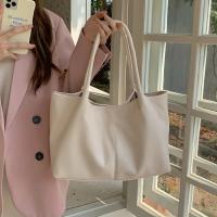 Bolso de hombro blanco sencillo 2025 Bolso de mano suave de cuero PU para mujer - details 5