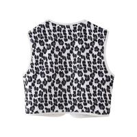 BUNO-Chaleco de leopardo de pana para mujer, ropa de calle con bolsillos de estilo Retro, sin mangas, holgado y fino, Top corto, novedad de 2025 - details 2