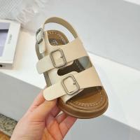 Zapatillas Informales para Niños con Cordón Zapatos de Playa de Cuero con Punta Abierta - details 16