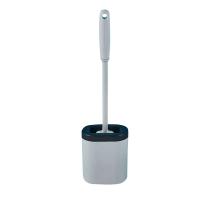 Juego de estantes para cepillos de limpieza de baño e inodoro, mango largo, silicona suave, diseño de Color sostenible, caja de embalaje de muestra - details 1