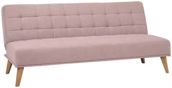 Modelo Versalles - Sofá Cama con Apertura Clic-Clac |   Donde la Elegancia y el Confort se encuentran |   Diseño Capitoné en Color Gris |   189,5 x 88 x 89 cm - 1