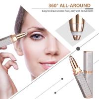 Epilador Eléctrico Portátil Para Mujeres 2 En 1 Recargable Por USB Eliminador De Vello Painless Para Bikini Cuidado Facial Y Cejas - details 0