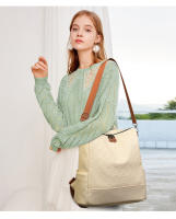 Bolso de hombro informal de estilo coreano, mochila multifuncional para mujer, simple pero elegante - details 7