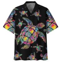 Camisa hawaiana de manga corta con estampado 3D de loro de verano para hombre y mujer, ropa para hombre - details 3