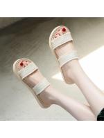 GIOIO, novedad de verano, suela de cáñamo de imitación, ropa de goma, zapatillas frescas con parte inferior de plástico, correas delanteras y traseras de moda con zapatos planos - details 10