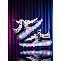 Zapatos de Ruedas Baozou Modelos Sencillos y Dobles Automáticos LED de Luz - details 9