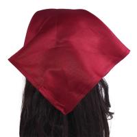 Suministros de cocina, gorro triangular para trabajo de cocina, pegamento de hilo, turbante de trabajo de varios colores, sombrero de camarera de algodón duradero para restaurante - details 12