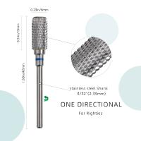 Brocas de seguridad para uñas HYTOOS, barril de 13mm a prueba de polvo D4S, brocas de carburo para diestros para uñas, herramienta de taladros eléctricos para manicura - details 3