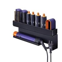 Organizador de herramientas sin soporte de montaje de perforación para linterna y secador de pelo, montaje en pared multifunción - details 5