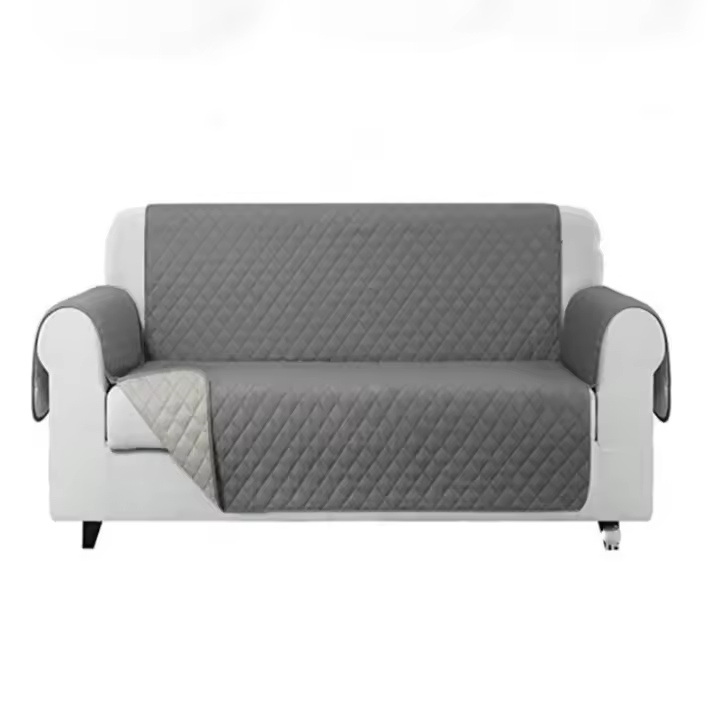 Funda de Sofá Reversible para 3 Cojines Resistente al Agua Protector de Muebles para Mascotas - 1