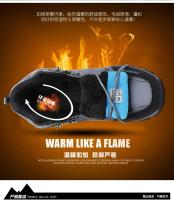 Zapatillas De Deporte Para Hombre, Botas De Montañismo, Botas De Senderismo De Cuero Impermeables, Zapatos Cálidos De Invierno Para Hombre, Botas De Nieve, Zapatos De Trekking Al Aire Libre - details 39