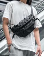Riñonera cruzada de gran tamaño impermeable Oxford pecho Cycg gran gimnasio cintura cinturón bolsa para hombres mujeres - details 9
