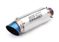 Motorcycle Exhaust Pipe Motorbike Motocross Racing Escape Exhaust Muffler Canister Tail pipe End Pipe For z900 R3 R25 MT09 etc - details 4
