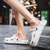 Sandalias de jardín antideslizantes para hombre, zuecos de goma con agujeros, informales, a la moda, novedad de verano, 2021 - details 14
