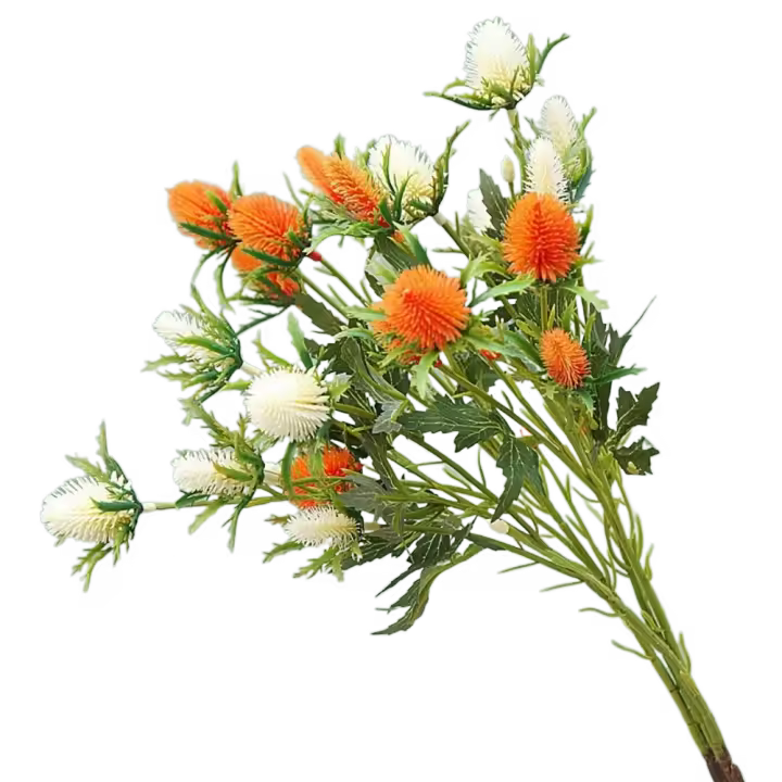 Rama de acebo marino Artificial de tacto Real, simulación realista hecha a mano, flores de acebo marino, flores falsas exquisitas - 1