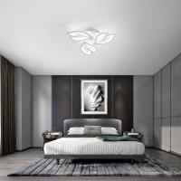 Lámpara de Techo LED Goeco 40W Iluminación Blanca Fría Moderna 3 Cabezas de Pétalos - details 5