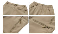 MAGCOMSEN hombres soft shell pantalones de lana caliente pantalones tácticos con bolsillos con cremallera - details 10