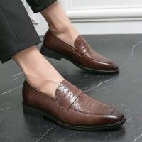 2023 zapatos de cuero del banquete de boda de los hombres del vestido del estilo de la moda de los productos más vendidos - details 10
