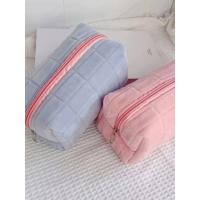 Bolsa de Maquillaje de Peluche Portátil Color Sólido, Bolsa de Higiene con Cremallera, Ideal para Viajes - details 3