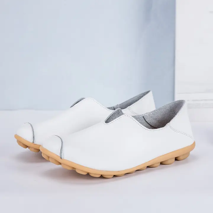 Nuevos zapatos planos informales individuales de talla grande para mujer, mocasines Doudou - 1