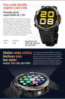 Blackview Reloj Inteligente W50 Pro Pantalla HD de 1.45'' Luz de Carga Llamadas por Bluetooth - details 14
