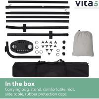 Hamaca de Acero Sólido Portátil Hamaca para 2 Personas con Mesa Auxiliar - details 4