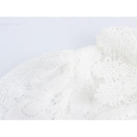Vestido Largo de Encaje OUWU Estilo Playero con Volantes Escalonados para Mujer - details 3