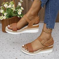 Sandalias de cuña de verano para mujer - details 6