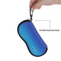 Estuche para gafas de sol con mosquetón, cremallera suave portátil, bolsa para gafas - details 7