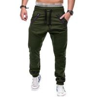 Pantalones deportivos con cordón elástico para hombre, informales con doble entrepierna abierta, nueva moda - details 2