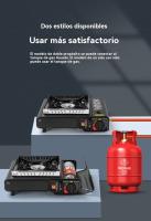 Estufa de Picnic Portátil Parrilla para Barbacoa al Aire Libre Estufa de Olla Caliente para el Hogar Estufa de Gas - details 3