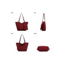 Bolso de Hombro de Cuero de Anteiro de Lujo Leten Patrón Paisley, Forro de Cuero, Exterior PVC/Vinilo Bolso de Mano Vintage de Otoño para Damas 2024 - details 5