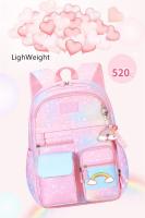 Mochila escolar arcoiris para niñas,Bonita mochila escolar,Regalo para estudiantes de primaria,Mochila escolar infantil - details 6
