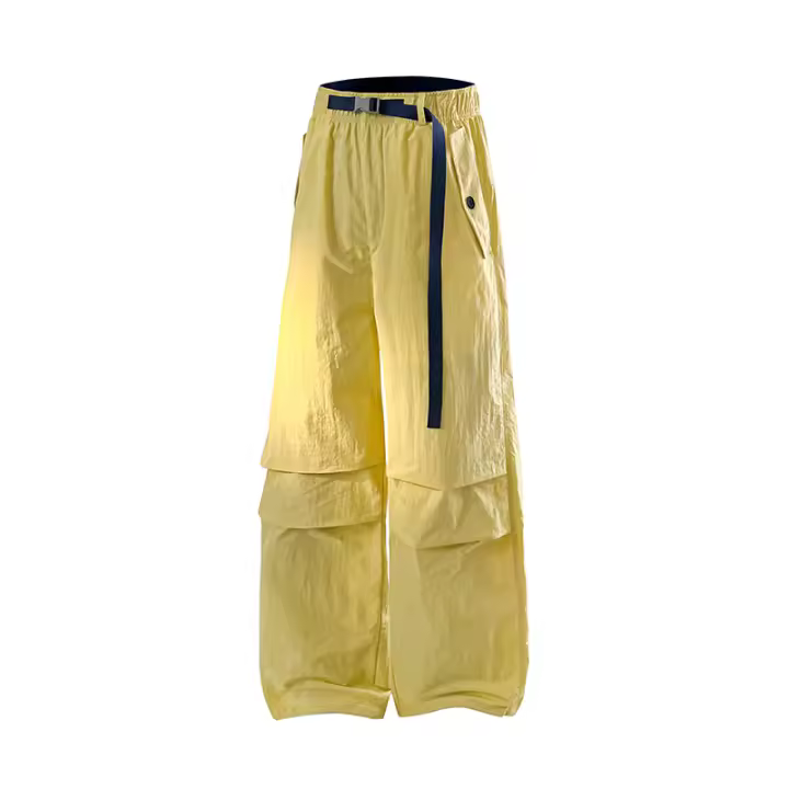 Pantalones de Sudor de Poliéster CHAIFENKO para Hombres Largo Completo, Ajuste Regular, Versátil para Primavera/Verano, Lavable en Máquina - 1