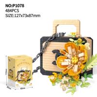 Bloques de Construcción de Cactusas Flor Eterna Bonsái Árbol Jardines Románticos Ladrillos DIY - details 47