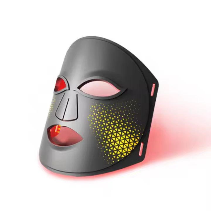 Vancostar-mascarilla LED para terapia de luz infrarroja, cuidado Facial, silicona, 3 colores, cuidado de la piel - 1