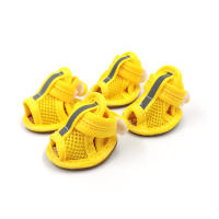 Zapatos de verano para perros pequeños, sandalias reflectantes transpirables antideslizantes, calcetines para mascotas, zapatillas para cachorros, Chihuahua, Yorkie, botas para exteriores - details 6