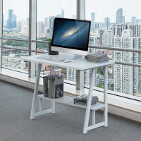 Rcynview Mesa de Oficina Moderna - Madera y Marco de Metal Z - Ideal para Dormitorio o Oficina - Producto de Alta Calidad - details 0