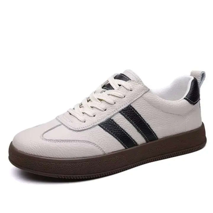 Nuevos zapatos planos de cuero genuino de lujo de marca informal, duraderos y cómodos, fábrica 2025 - 1