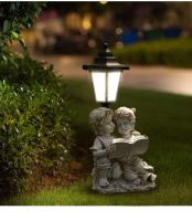 Nuevo Luz Solar de jardín, adorno gordo para cachorro, escultura de adorno de jardín, manualidad para regalo de resina - details 6