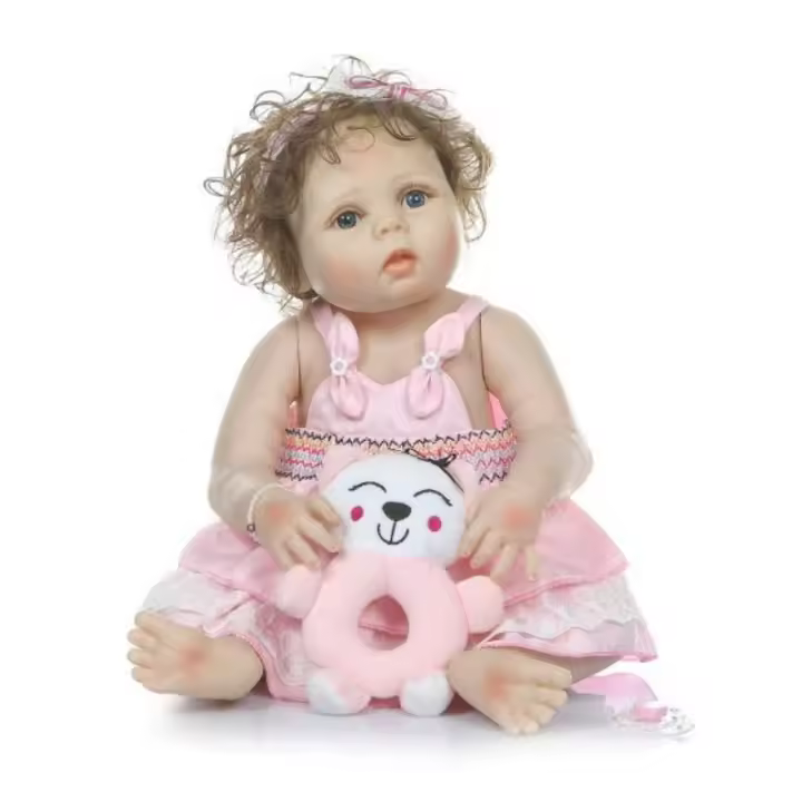 Muñeca De Bebé Reborn Realista De 50 CM Con Piel Pintada En 3D - 1