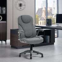 Silla de Oficina Ejecutiva Ergonómica Altura Ajustable, Resalto Alto, Brazos, Ruedas, Negro - details 9