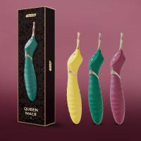 Vibradores de silicona de primera calidad para mujer, potente estimulación del punto G y masaje del clítoris, Juguetes sexuales impermeables, máquina sexual - details 1