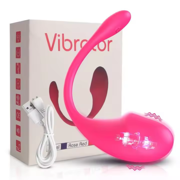 Vibrador portátil para punto G, juguetes eróticos para adultos, estimulador de clítoris, masajeador vaginal, vibración, bragas de huevo de amor, vibrador - 1