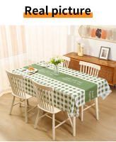 Mantel de Mesa de PVC Impermeable y Resistente al Aceite Cubierta de Mesa de Cocina a Prueba de Polvo Estilo Rectangular 137CMX90CM/137CM*180CM - details 8