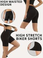 Pantalones Cortos De Ciclista De Cintura Alta Para Mujeres, Súper Suaves Y No Transparentes Para Hacer Ejercicio, Correr Y Practicar Yoga, Ropa Deportiva Para Mujeres - details 12